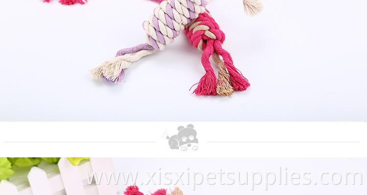 factory sell candy cotton rope chew pet toy for dog